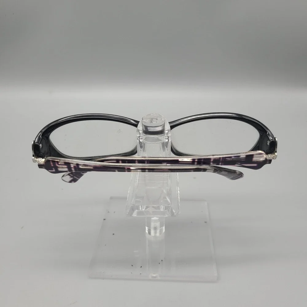 Emilio Pucci EP2610 Black Purple Pattern Eyeglasses Frames Italy 53-15-130